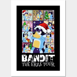 bluey bandit Posters and Art